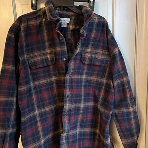 Carhartt Multicolor heavy button s248nvy Cotton Shirt